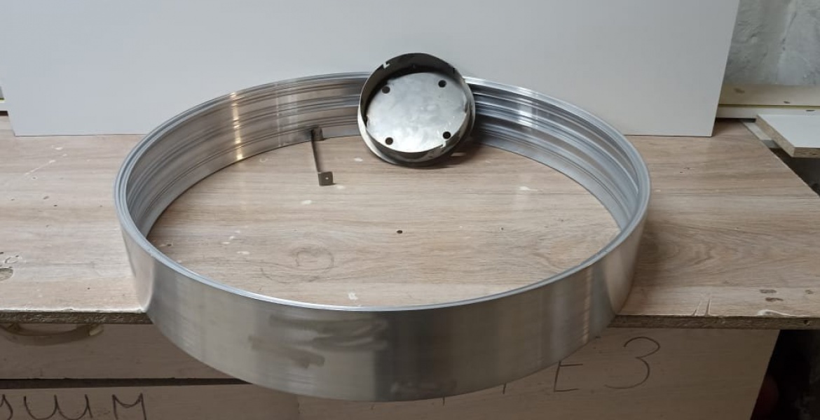 Подготовка к порошковой покраске Люстр