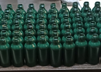 Порошковая покраска бутылочек 