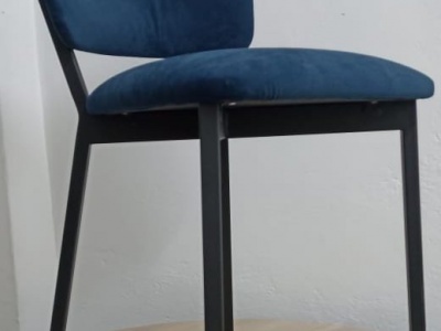 Покраска стула черный муар