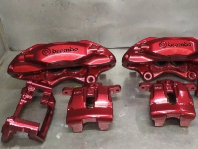 Суппорта красный лак